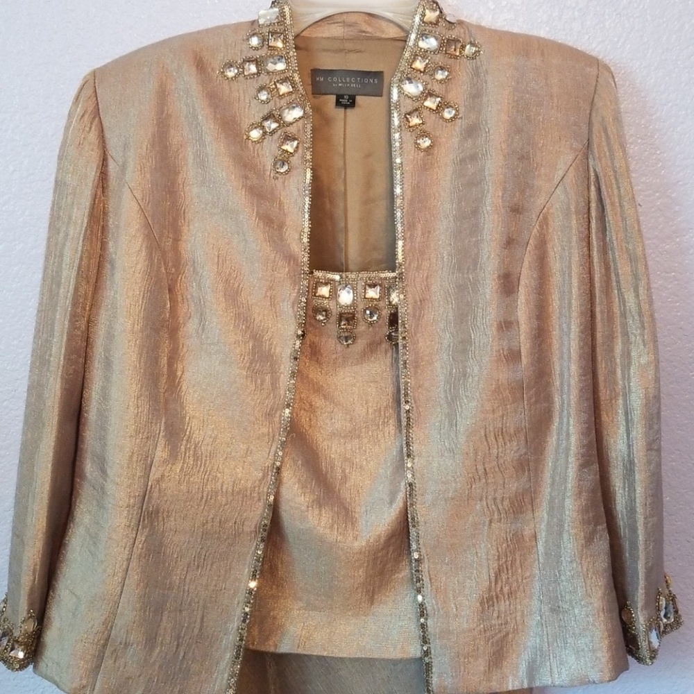 KM 2 Piece Mother if the Bride Formal Gown S 10